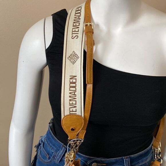 NWT Steve Madden (bingrid) Saddle Crossbody - Chestnut - Picture 11 of 15